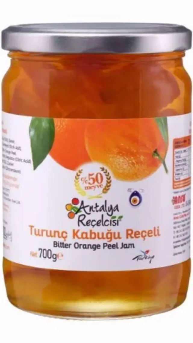 Antalya Reçelcisi Turunç Kabuğu Reçeli 700 gr