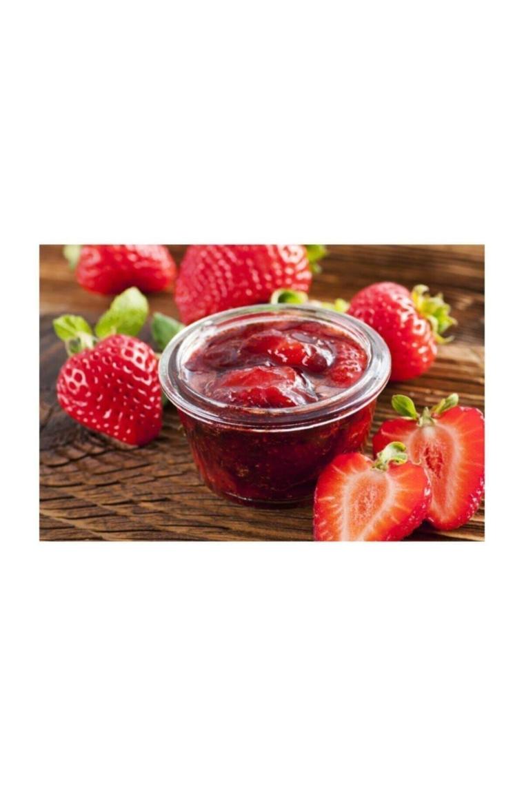 Çilek Reçeli Cam Kavanoz 380 Gr,çilek Reçeli