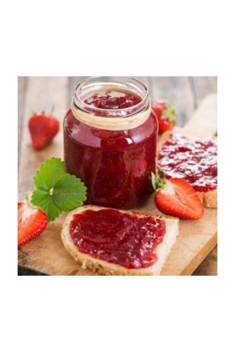 Çilek Reçeli Cam Kavanoz 380 Gr,çilek Reçeli