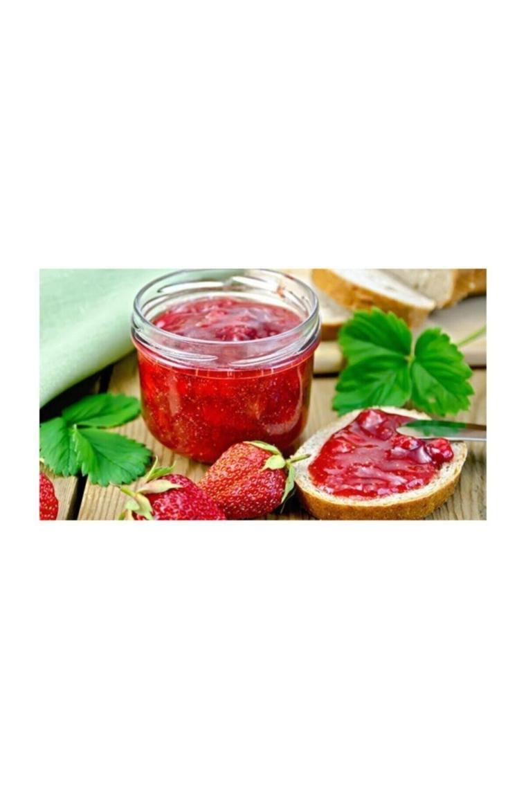 Çilek Reçeli Cam Kavanoz 380 Gr,çilek Reçeli