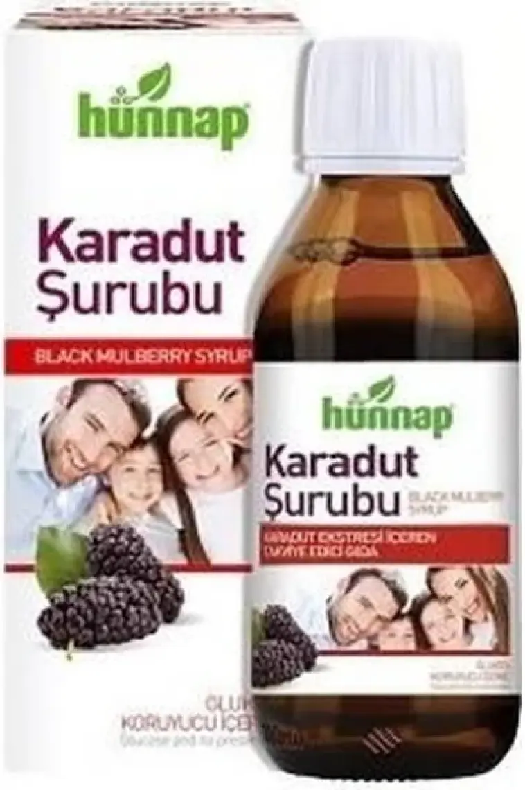 Hünnap Karadut Şurubu 50 ml