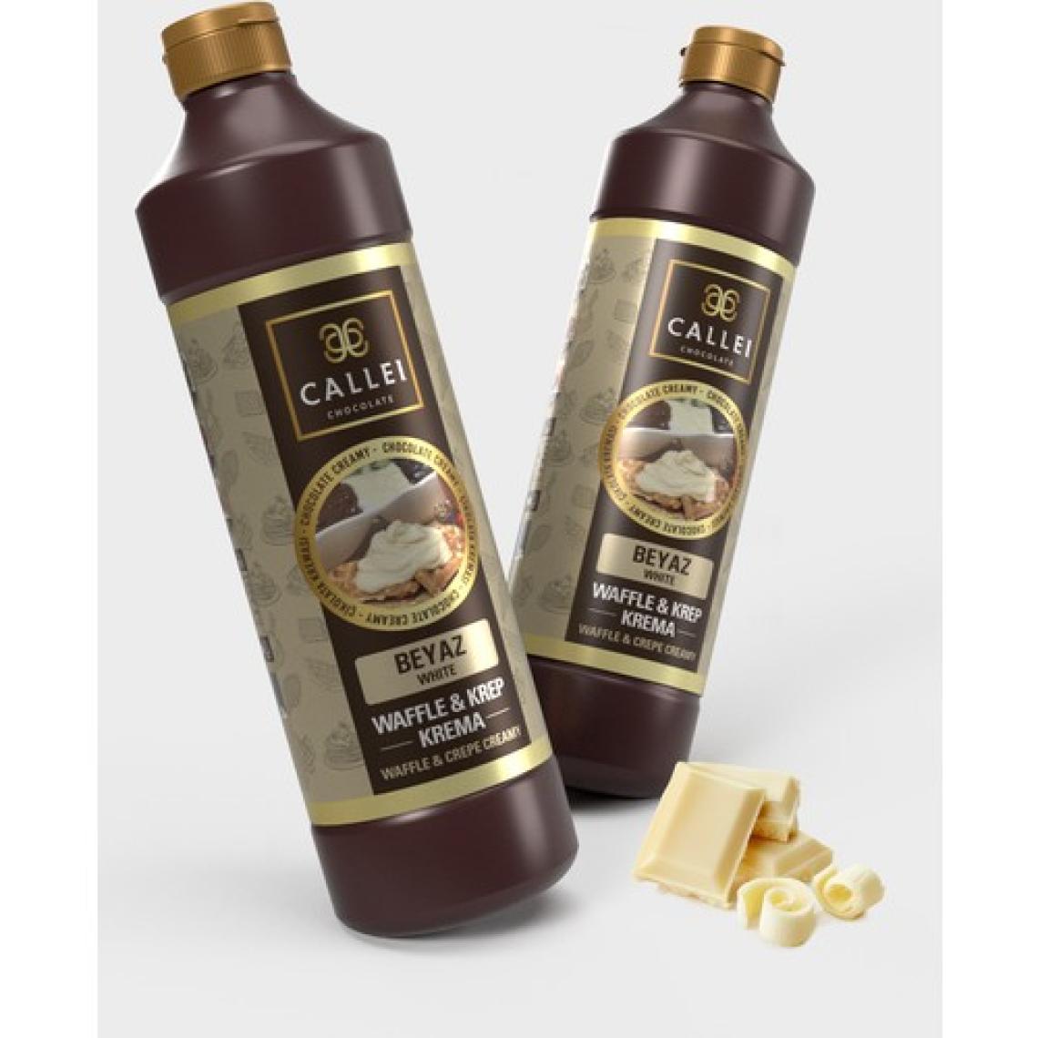 Callei Beyaz Şişe Waffle Çikolatası 1 kg