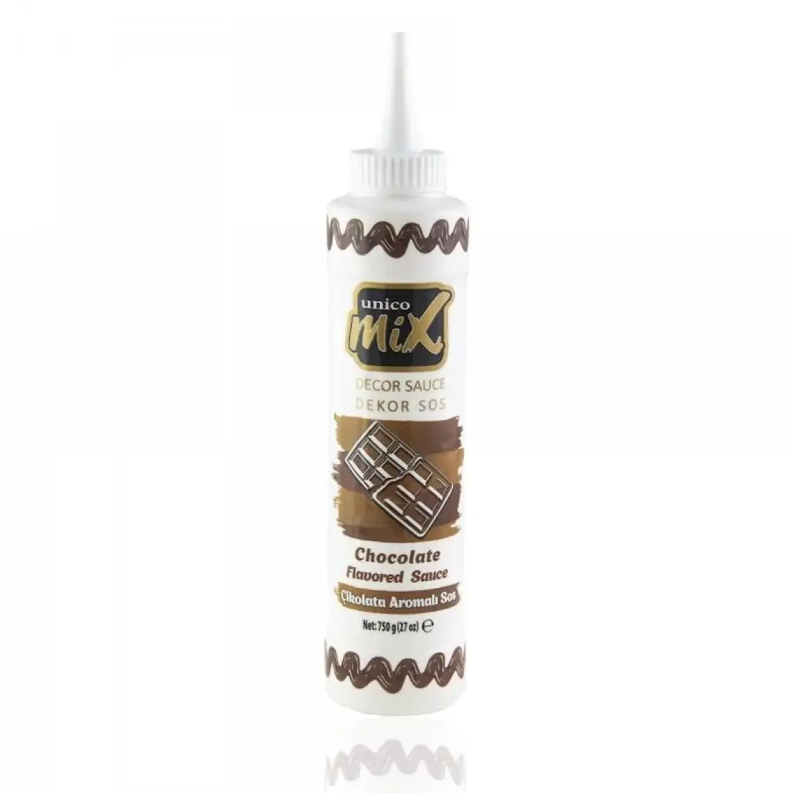 Unicomix Beyaz Çikolata Dekor Sos 750 Ml