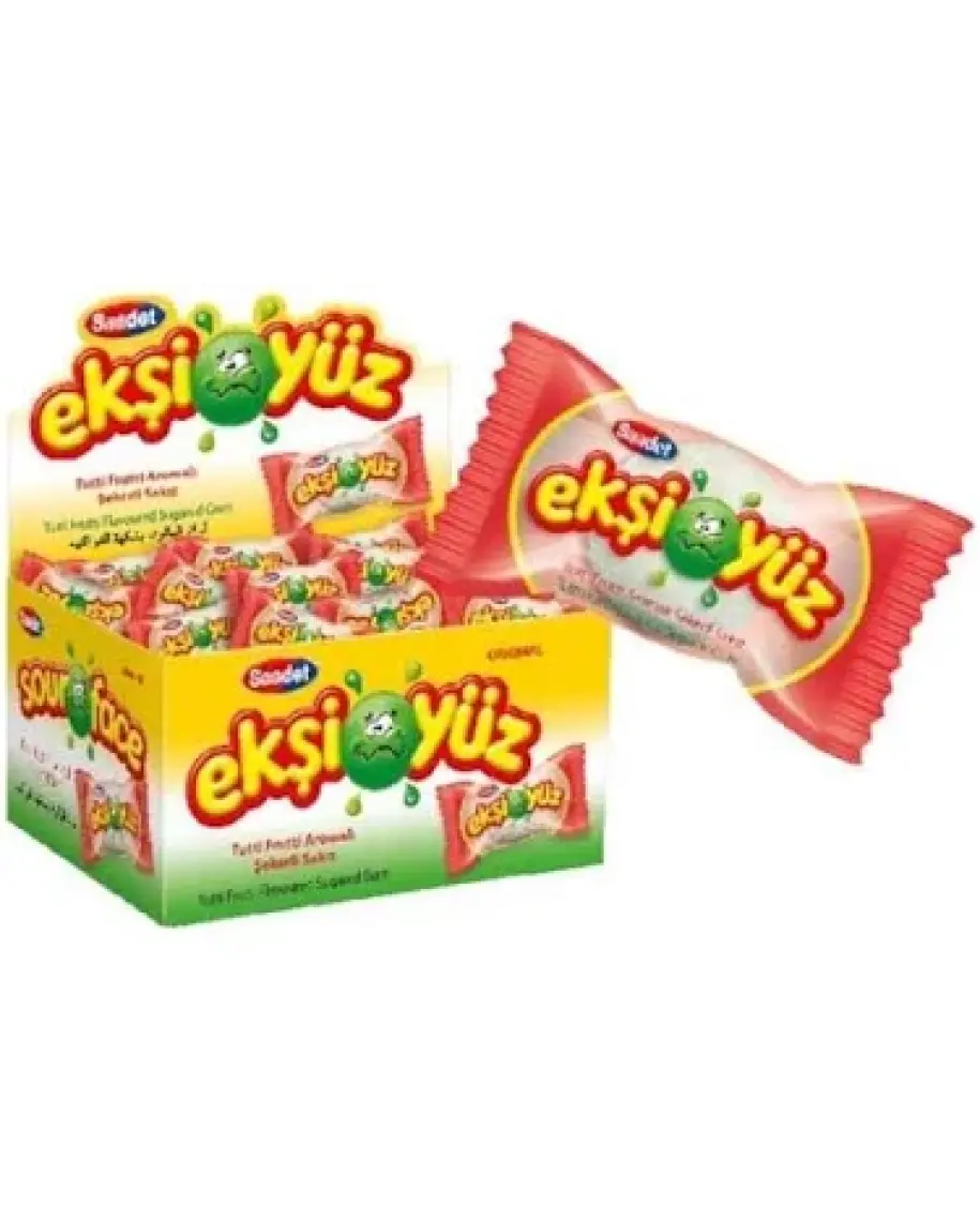 Saadet Ekşiyüz Tutti Frutti Aromalı Şekerli Sakız 100 'lü