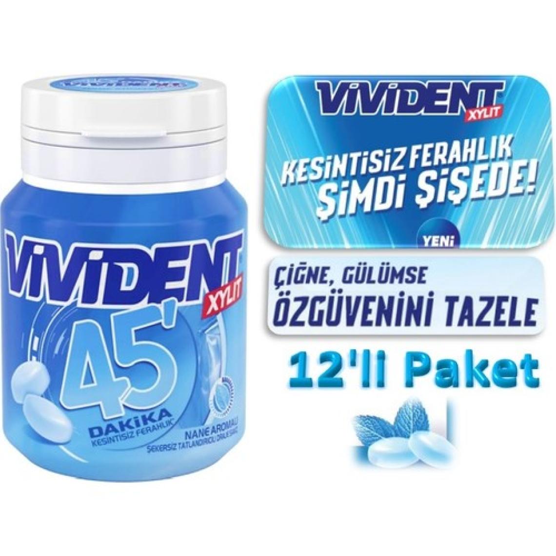 Vivident 45 Dakika Nane Comfort Sakız