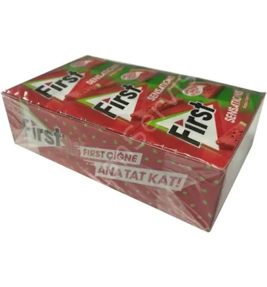 First Sensations Karpuz Aromalı Sakız 27 gr x 12 Li