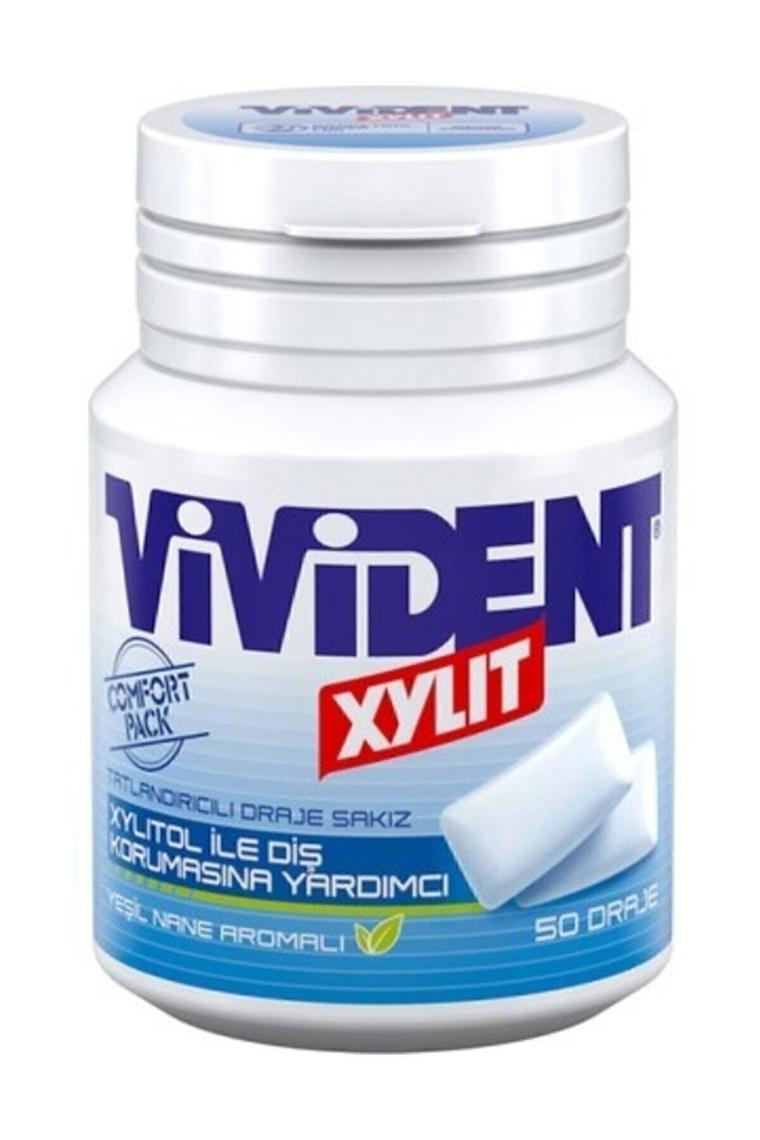 Xylıt Plak Asitlerinin Nötrleşmesine Yardımcı Yeşil Nane Aromalı Şekersiz Tatlandırıcılı Dr