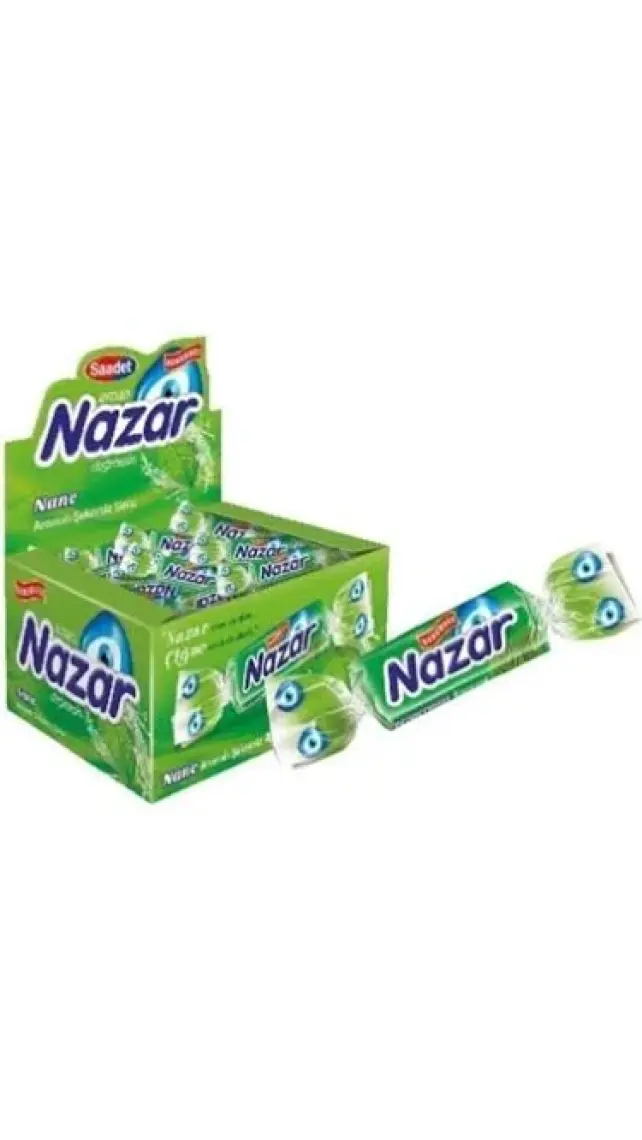 Saadet Nazar Teklı Sakız Nane 100 Adet