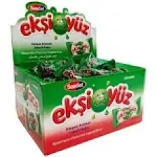 Saadet Ekşiyüz Portakal Aromalı Ekşi Şekerli Sakız 100'LÜ Paket