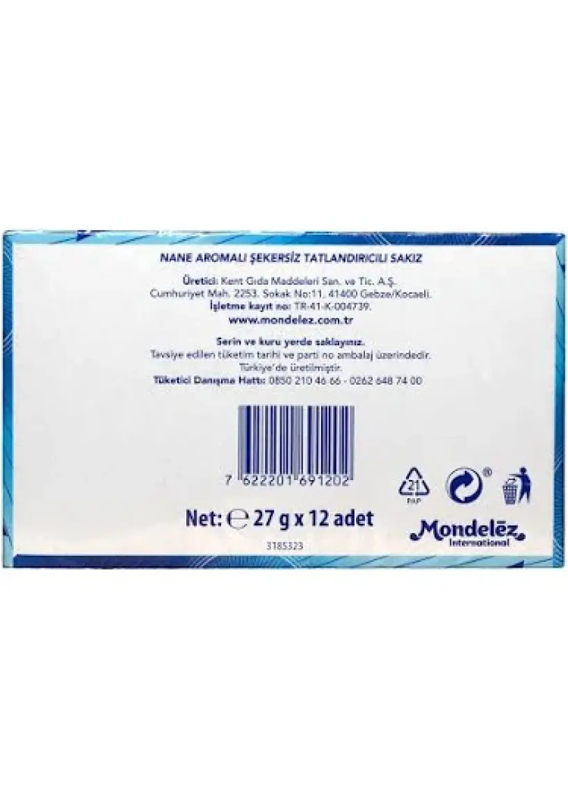 Sensations 60 Dk Keskin Nane 27 gr - 12 Adet
