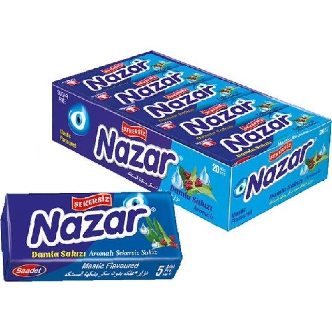 Nazar 5'li  Damla  Aromalı Sakız 20'li
