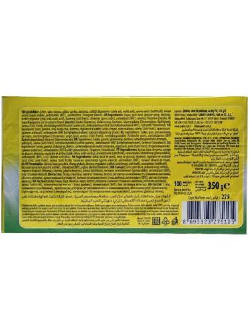 Saadet Ekşiyüz Sakız 100 Adet Tutti Frutti Aromalı