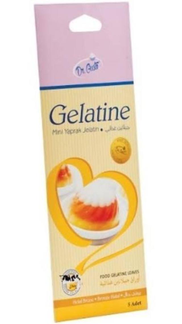 Dr. Gusto  Yaprak Jelatin 100 gr - 20 Yaprak