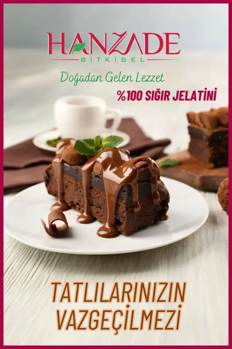 Hanzade Bitkisel Toz Jelatin 100 gr %100 Saf Sığır Jelatini 240 Bloom