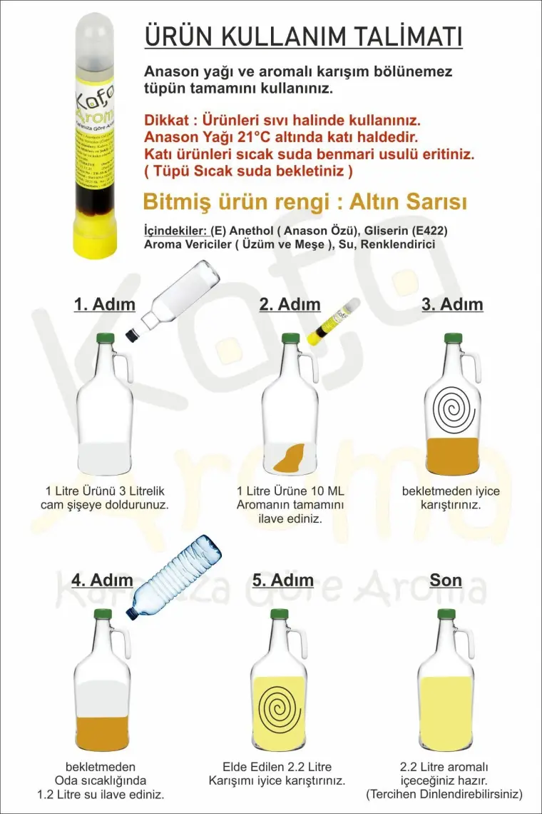 Altın Anason Yağı Hazır Karışımı 10 ML