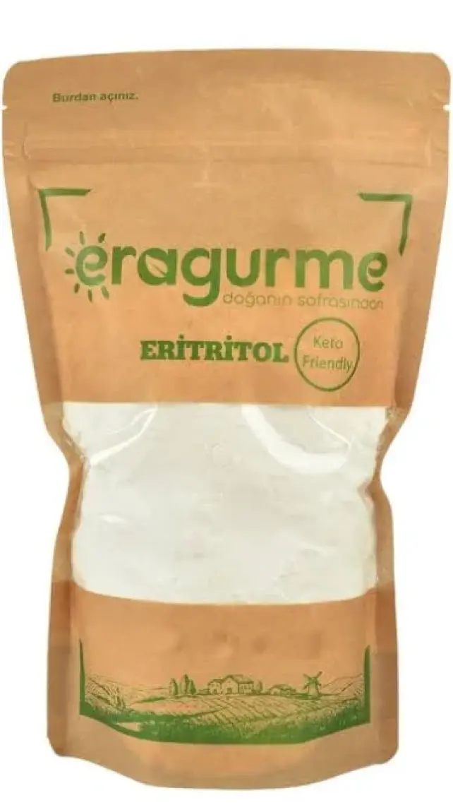 Eritritol Bazlı Tatlandırıcı 500 gr (Pudra Formunda)