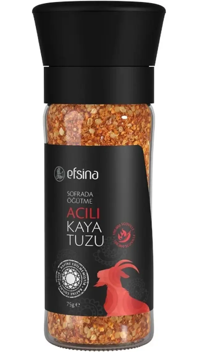 Efsina Sofrada Öğütme Acılı Kaya Tuzu 75 G