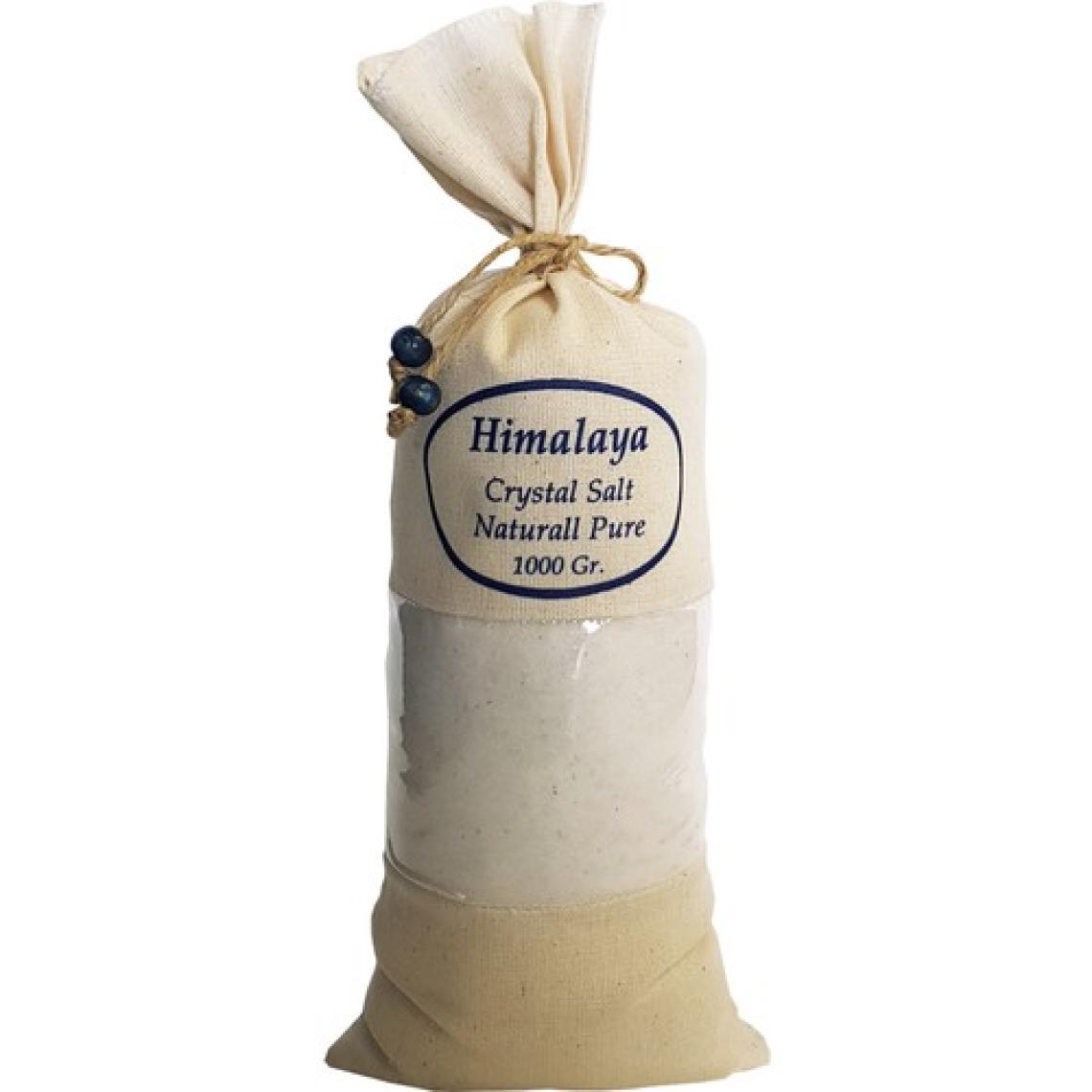 Zencefil Organik Himalaya Tuzu Bez Torbada İnce Çekim Beyaz Renk Yemeklik Tuz 1 Kg