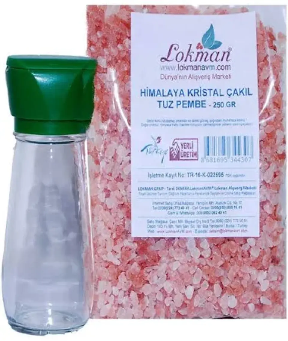 Lokmanavm Himalaya Kristal Kaya Tuzu Çakıl Pembe 250 gr