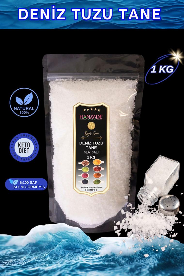 Saf Deniz Tuzu Tane Granül İyot İlavesiz 1 Kg