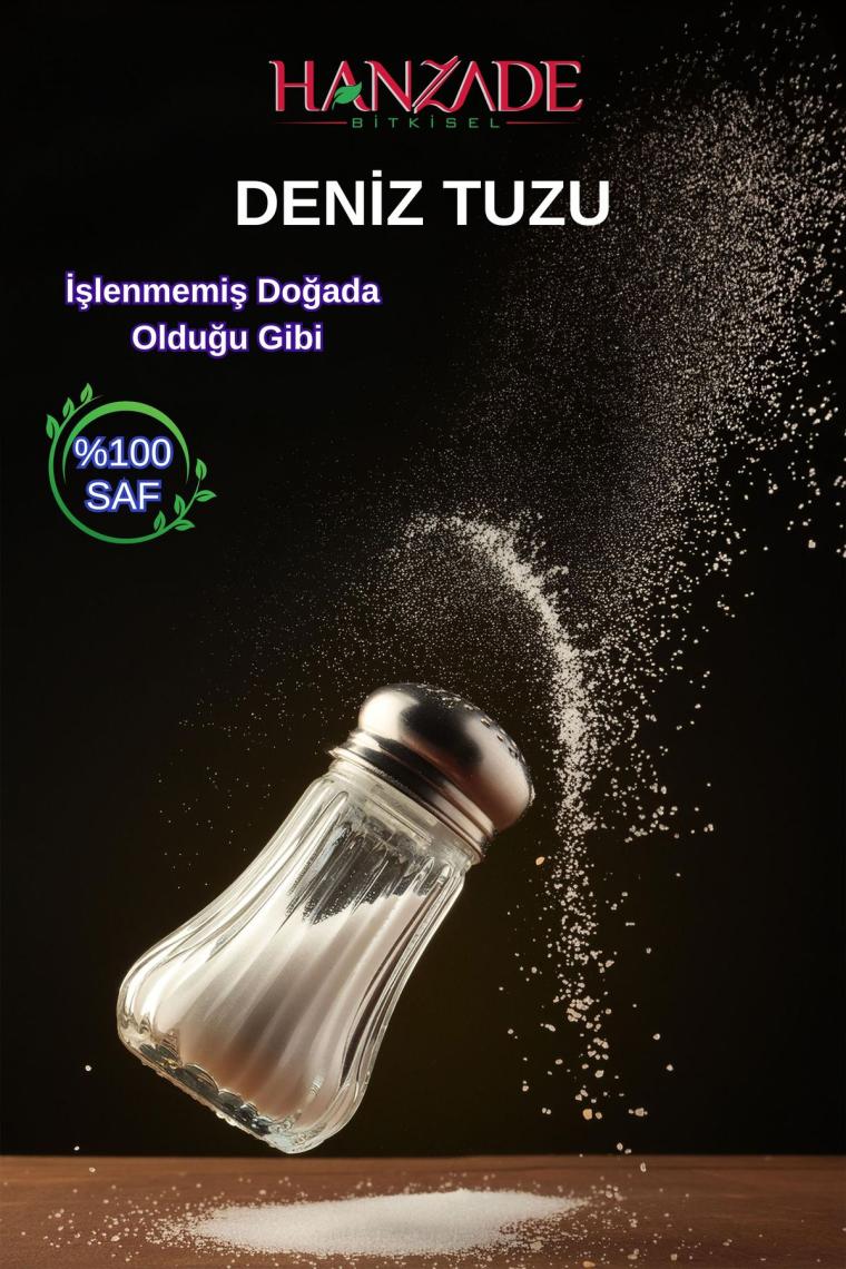 Saf Deniz Tuzu Tane Granül İyot İlavesiz 1 Kg
