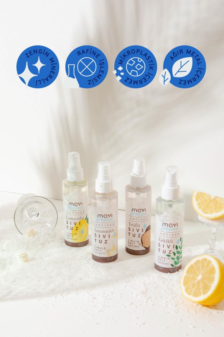 Sade Ve Limonlu Sıvı Tuz Paketi