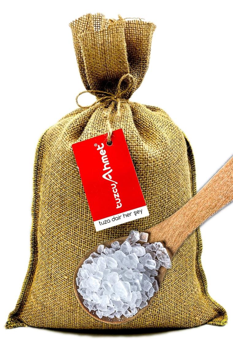 Tuzcu Ahmet 5 kg Iri Taneli  %100 Gerçek Kristal Kaya Tuzu