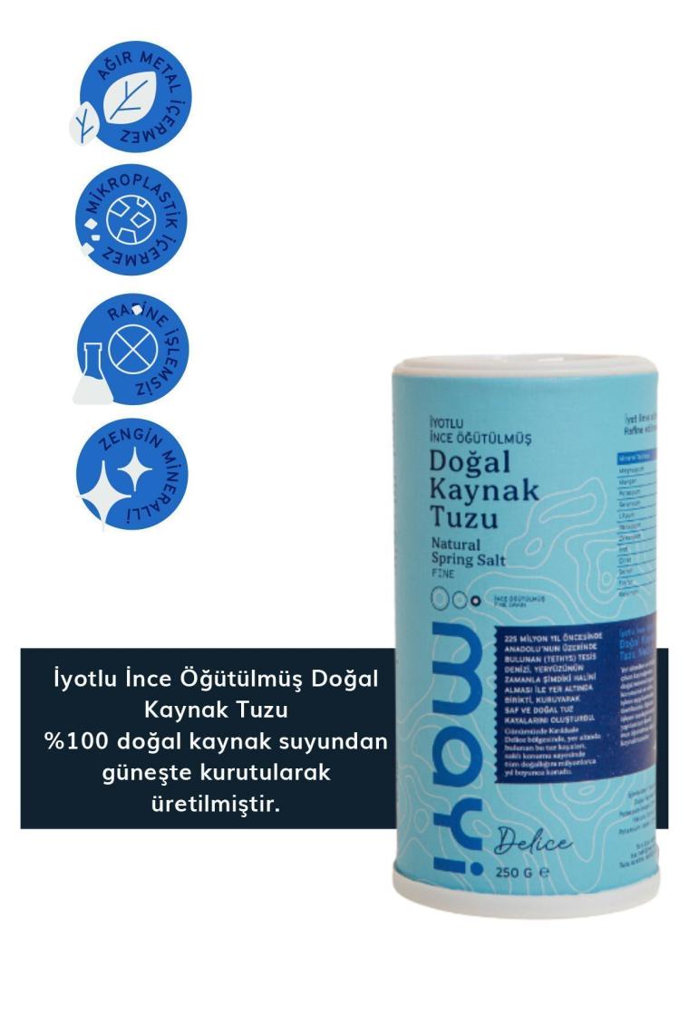 Mayi Delice Öğütülmüş Sofra Tuzu (İyot İlaveli) 250 gr