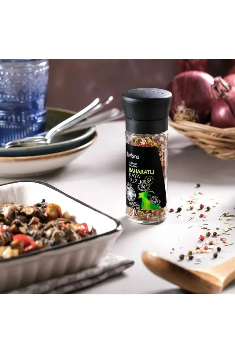 Efsina Sofrada Öğütme Baharatlı Kaya Tuzu 55 G