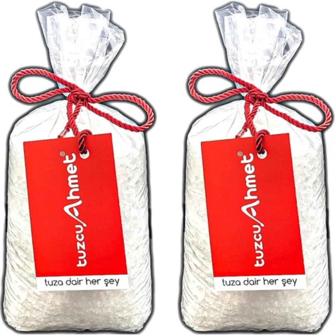 Tuzcu Ahmet Iri Kaneli Kristal Kaya Tuzu Kırmızı Etiket 1kg x 2'li