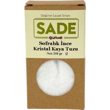 Sade Gurme Sofralık Ince Kristal Kaya Tuzu 250GR.