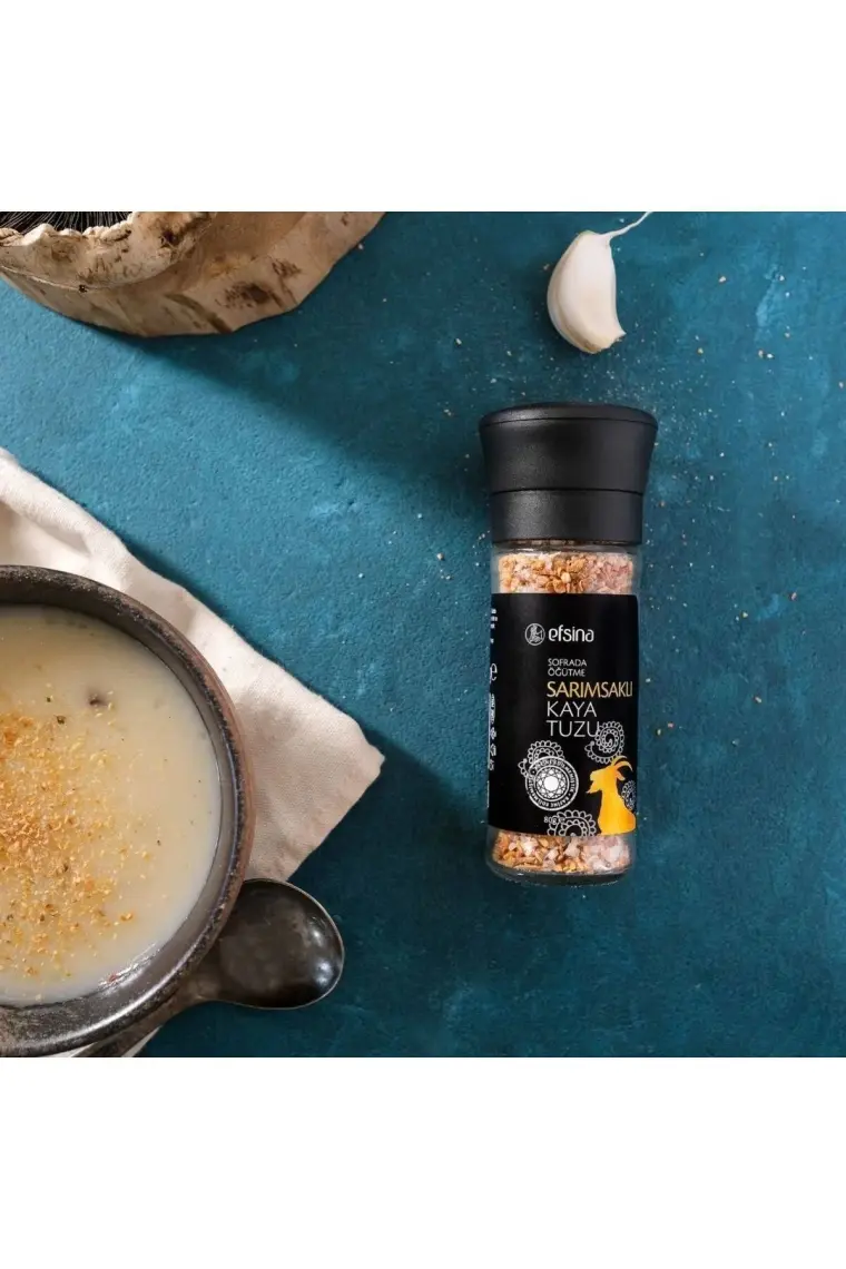 Efsina Sofrada Öğütme Sarımsaklı Kaya Tuzu 80 G