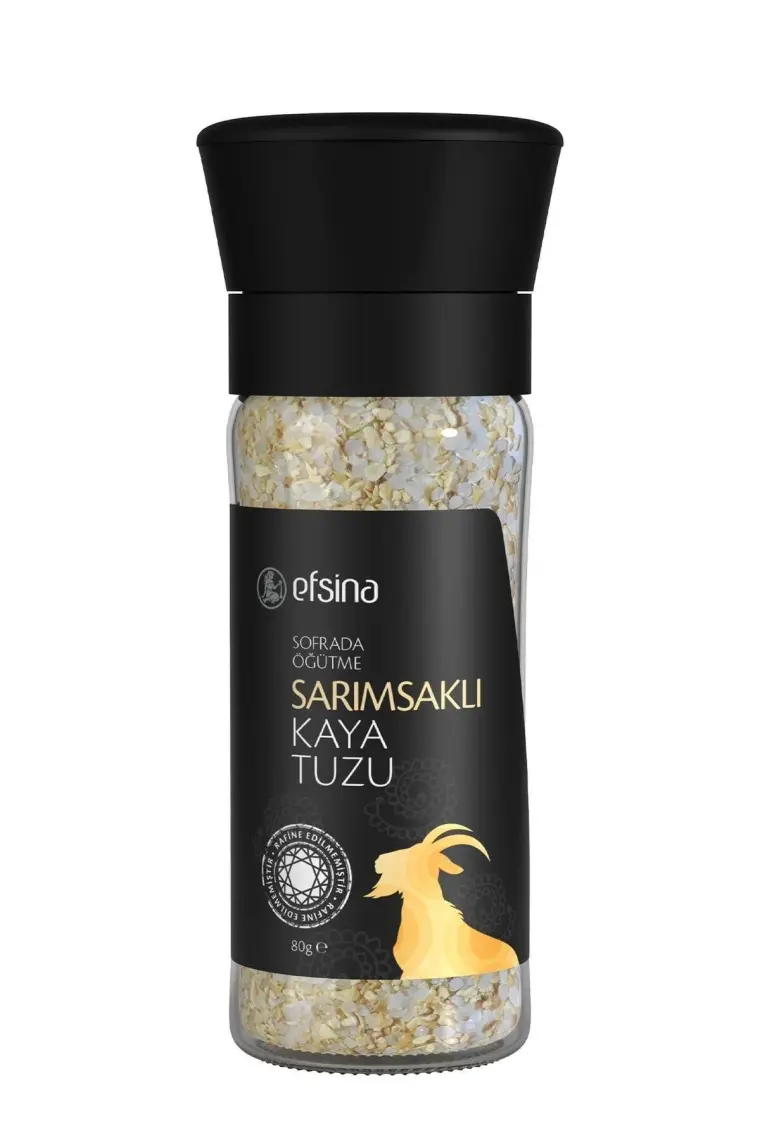 Efsina Sofrada Öğütme Sarımsaklı Kaya Tuzu 80 G
