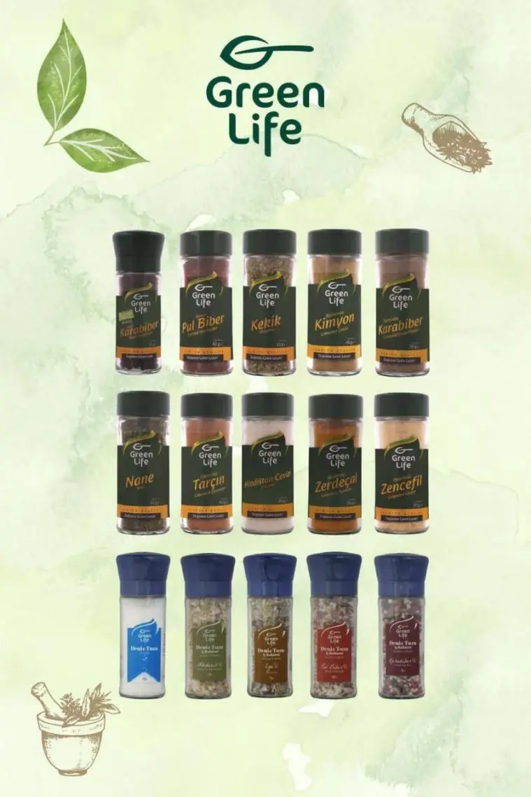 green Life Deniz Tuzu - Değirmenli Cam 110 gr