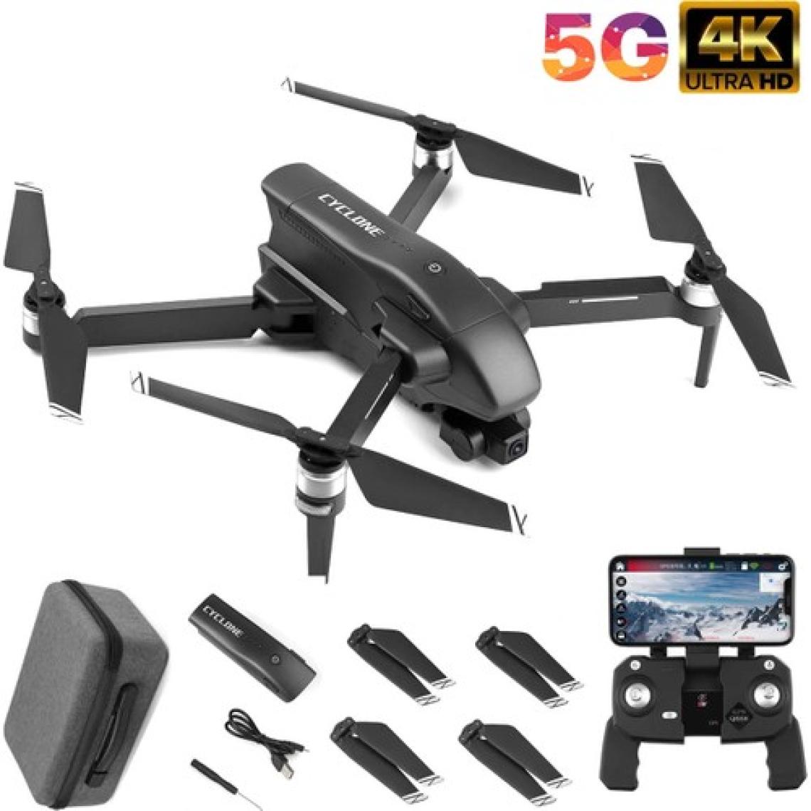 Cyclone 30DK Uçuş 4K 5g Wifi Gps Drone Çift Eksen Gimbal Kamera Fırçasız Motor Katlanabilir Taşıma Çantalı