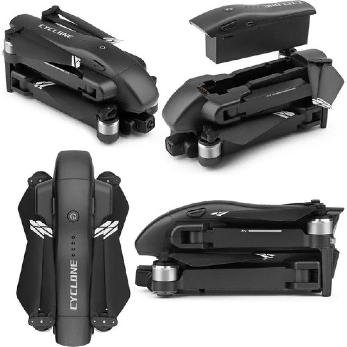 Cyclone 30DK Uçuş 4K 5g Wifi Gps Drone Çift Eksen Gimbal Kamera Fırçasız Motor Katlanabilir Taşıma Çantalı