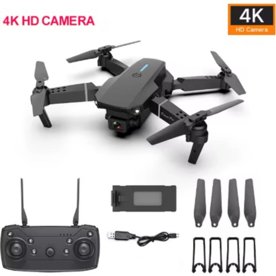 Ozmik E88 Pro Mini Drone Quadcopter Wifi Fpv Drones ile Geniş Açı Hd 4K Kamera Yüksekliği Rc