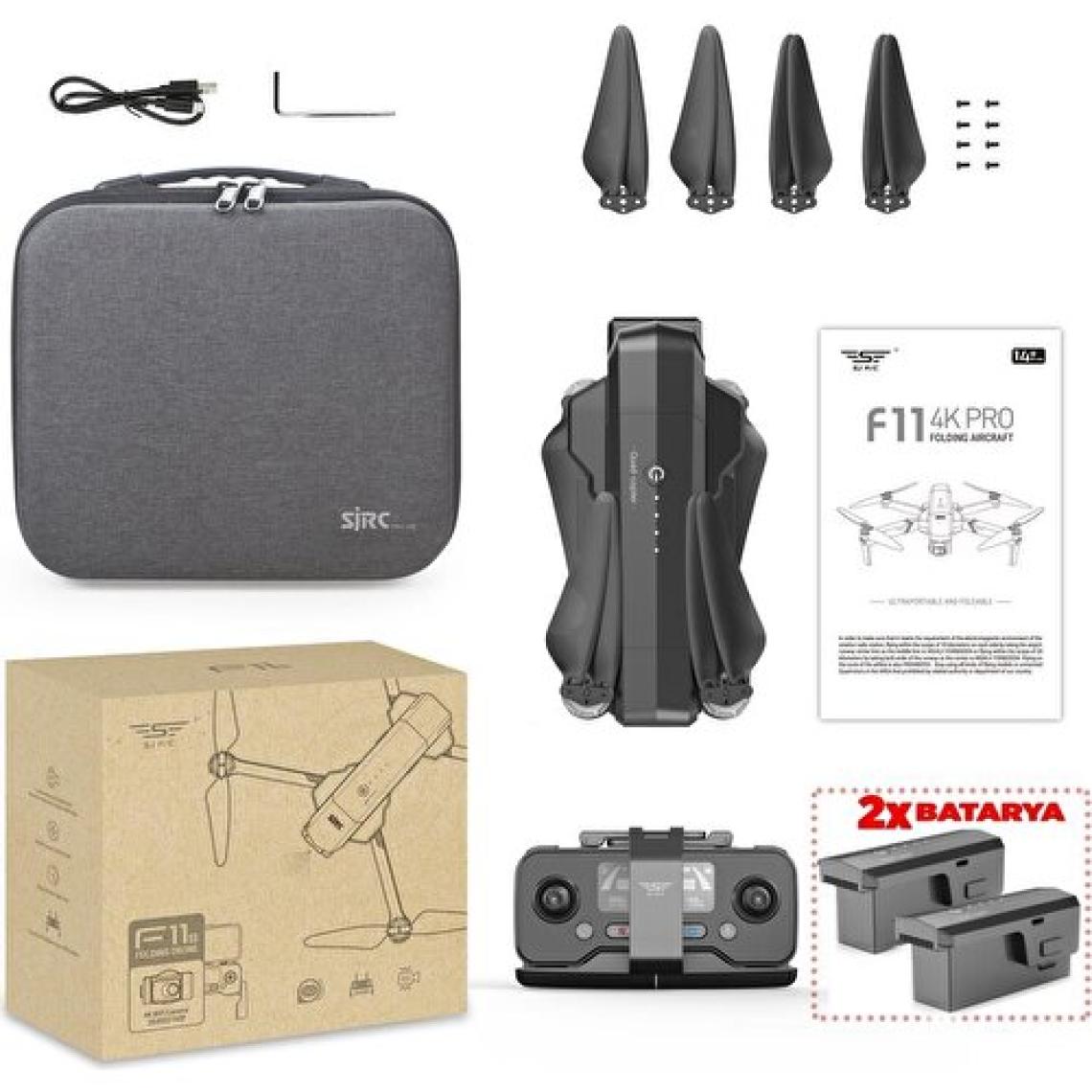 SJRC F11 Pro Combo 4K Ultra HD Drone