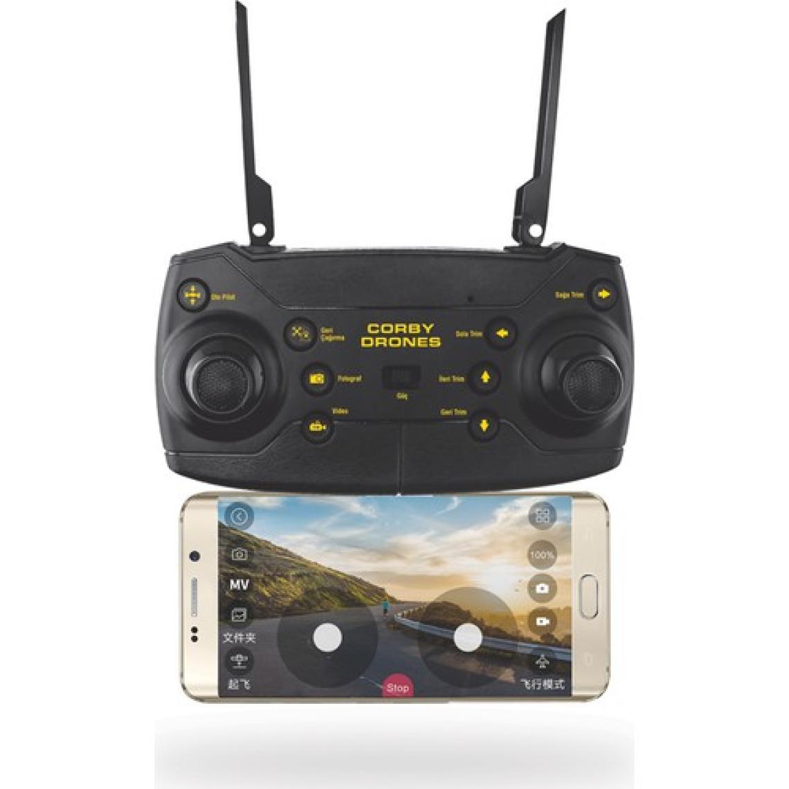 Corby CX015 Wifi Kameralı Katlanabilir 1080P Smart Drone