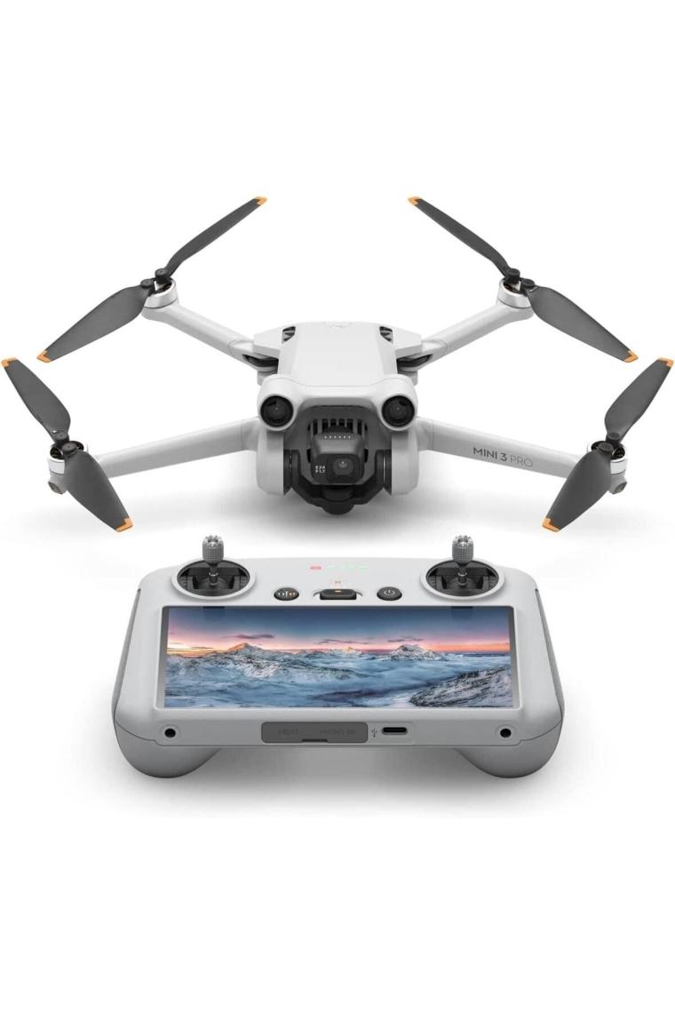 Dji Mini 3 Pro Drone ( DJI RC Ekranlı Kumandalı) 4K Video , 48 MP , 3 Yönlü Engel Algılama , 34 dk / 47 dk Uçuş Süresi , Gerçek Dikey Çekim (DJI Türkiye Karacasulu Garantili)