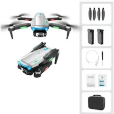 Piha S98 Drone Fırçasız Motor 2 Batarya ile 30 Dakika Uçuş Süresi Wifi 1080P Hd Çift Kameralı Işıklı Taşıma Çantalı