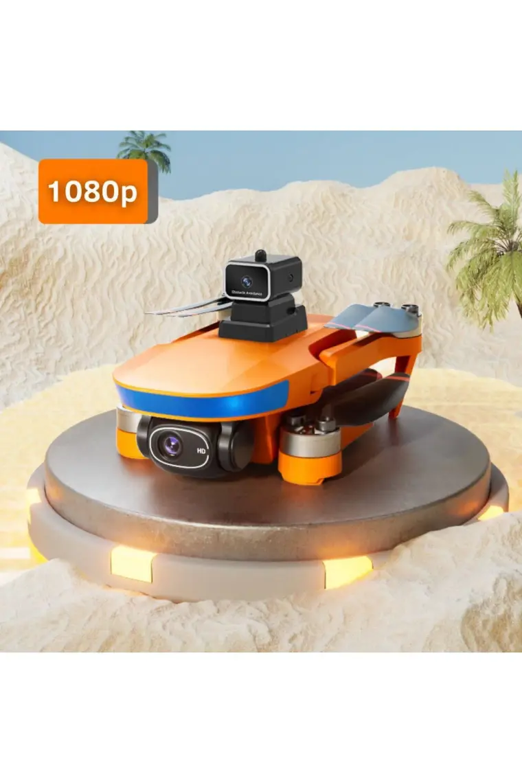 Piha B6 MiniDrone 2Batarya ile 30Dakika Uçuş Beni Takip Et Gps 1080p Hd Çift Kamera Engelden Kaçınma