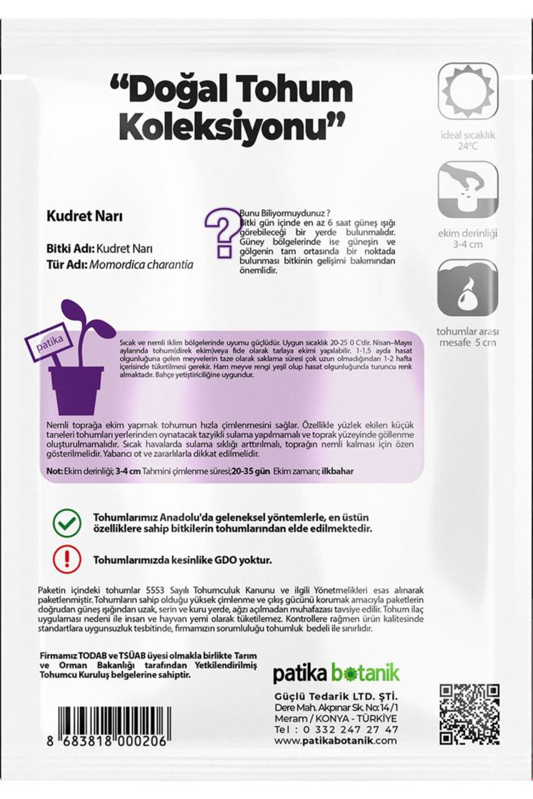 5 Adet Kudret Narı Tohumu