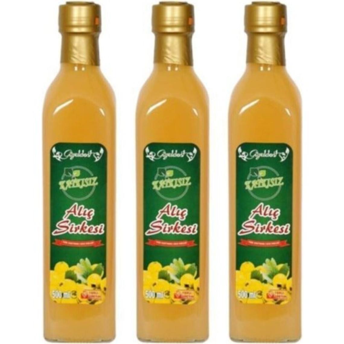 Güzeldost Alıç Sirkesi 3x500 ml -  Katkısız Doğal | Geleneksel Ev Yapımı