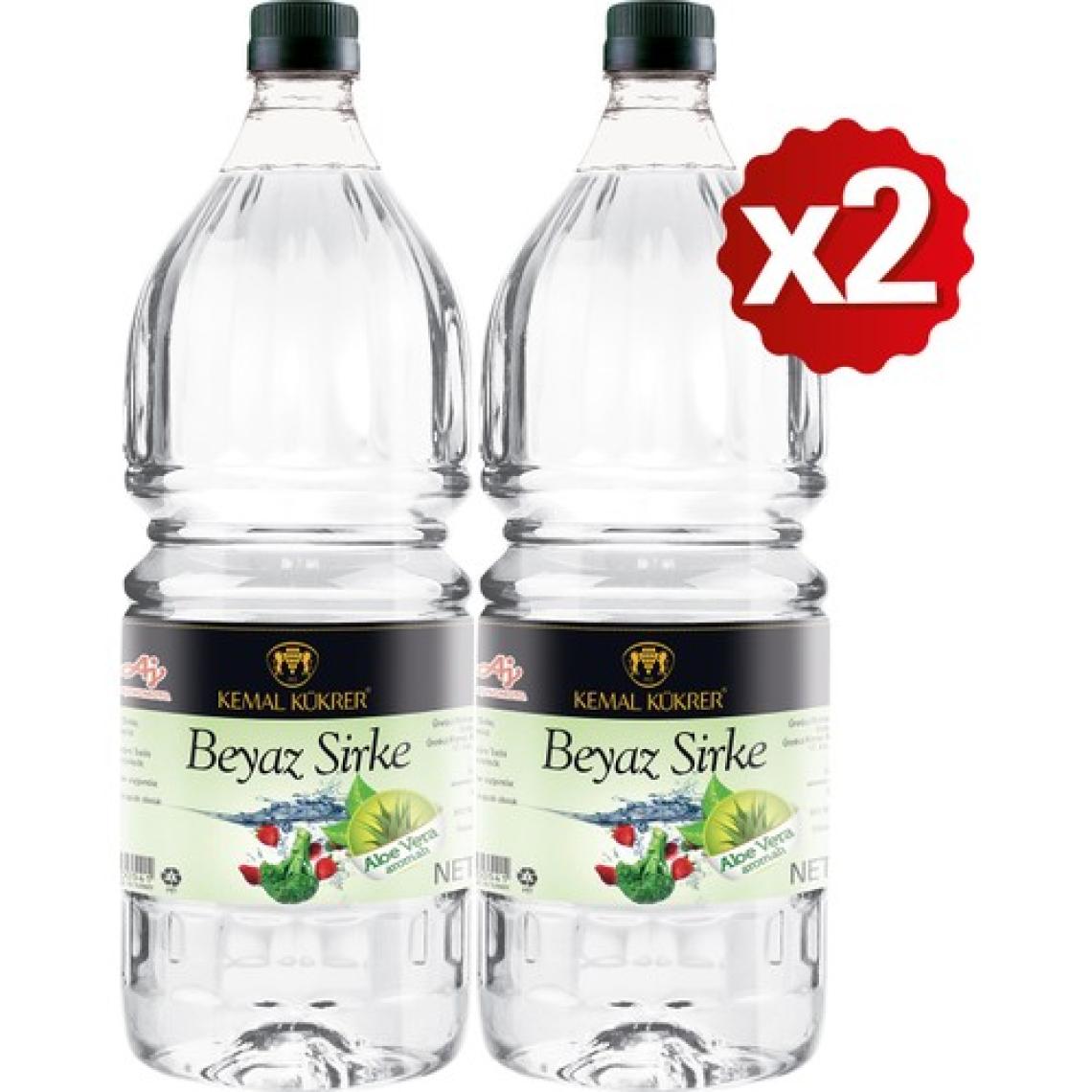 Kemal Kükrer Beyaz Sirke Aloe Vera 2 lt 2'li