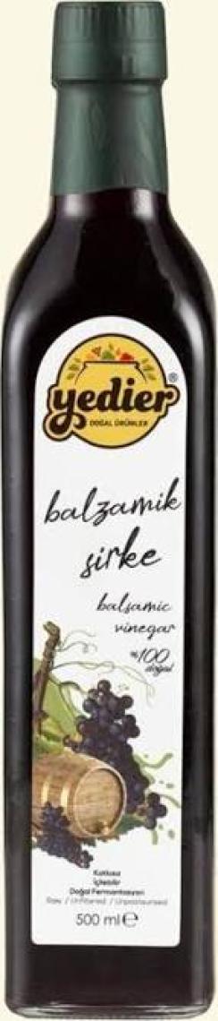 Yedier Balzamik Sirke 500 ml - Katkısız Doğal Fermantasyon