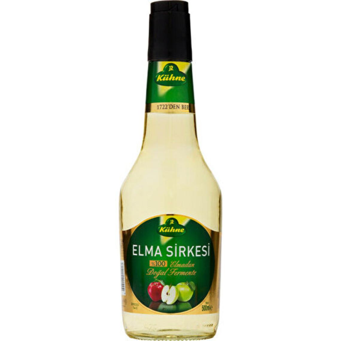 Kühne Elma Sirkesi 500 ml Cam