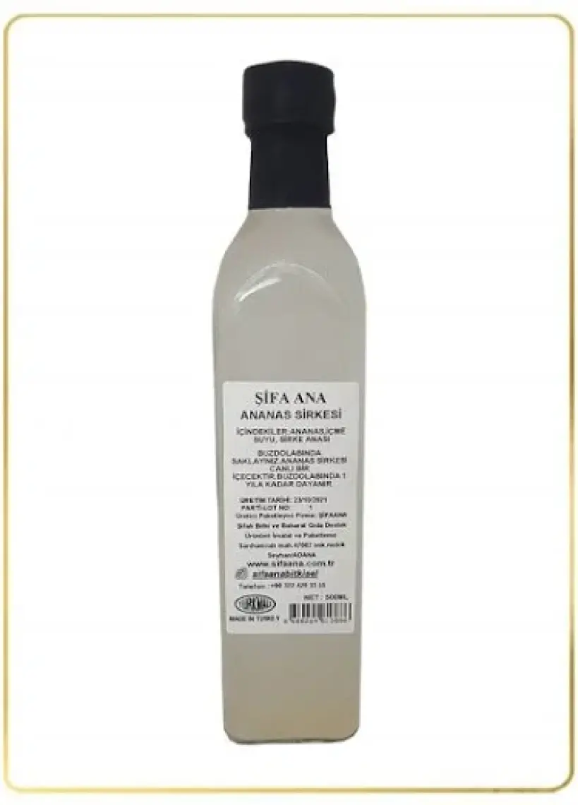 Şifa Ana Ananas Sirkesi (500 Ml)