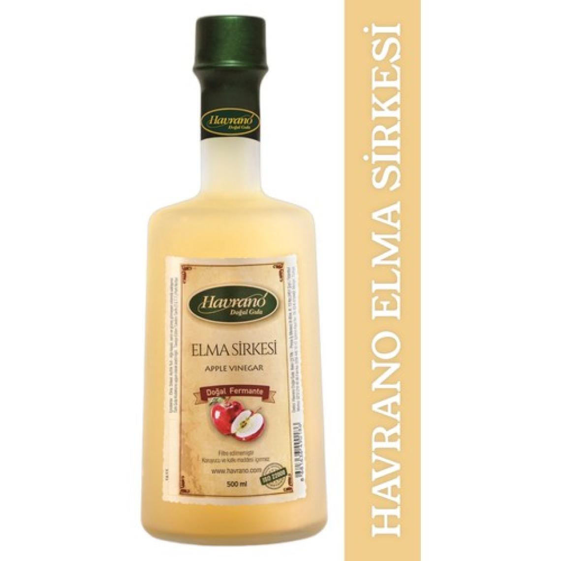 Havrano %100 Doğal Fermente Elma Sirkesi 500Ml