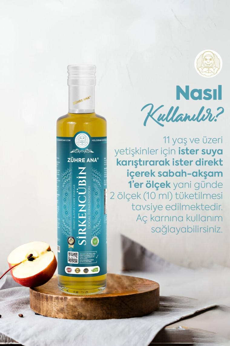 İbni Sina Sirkencübin Prebiyotik Sirke 250 Ml